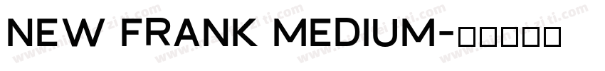 NEW FRANK MEDIUM字体转换